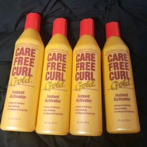 4 Soft Sheen Carson Care Free Curl Gold Instant Activator NEW HTF